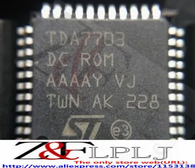 

TDA7703 TDA 7703 TDA7703TR LQFP44 Highly integrated tuner for AM/FM car radio New Original 2pcs/lot