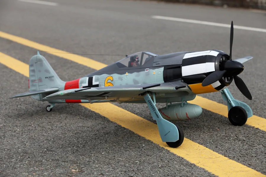 FMS 1400 мм/1 4 м Gaint Warbird Focke Wulf Fw 190 желтый 6 новейшая версия PNP большие масштабные