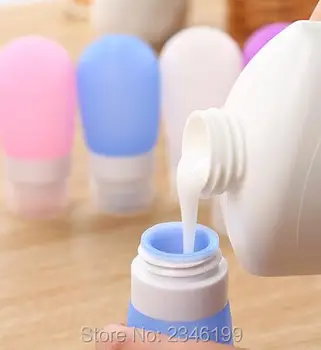 

60G 60ML Cosmetic Hose Soft Bottle, Colorful Cosmetic Sample Packing Container, Plastic Empty Squeeze Bottle, 30pcs/lot