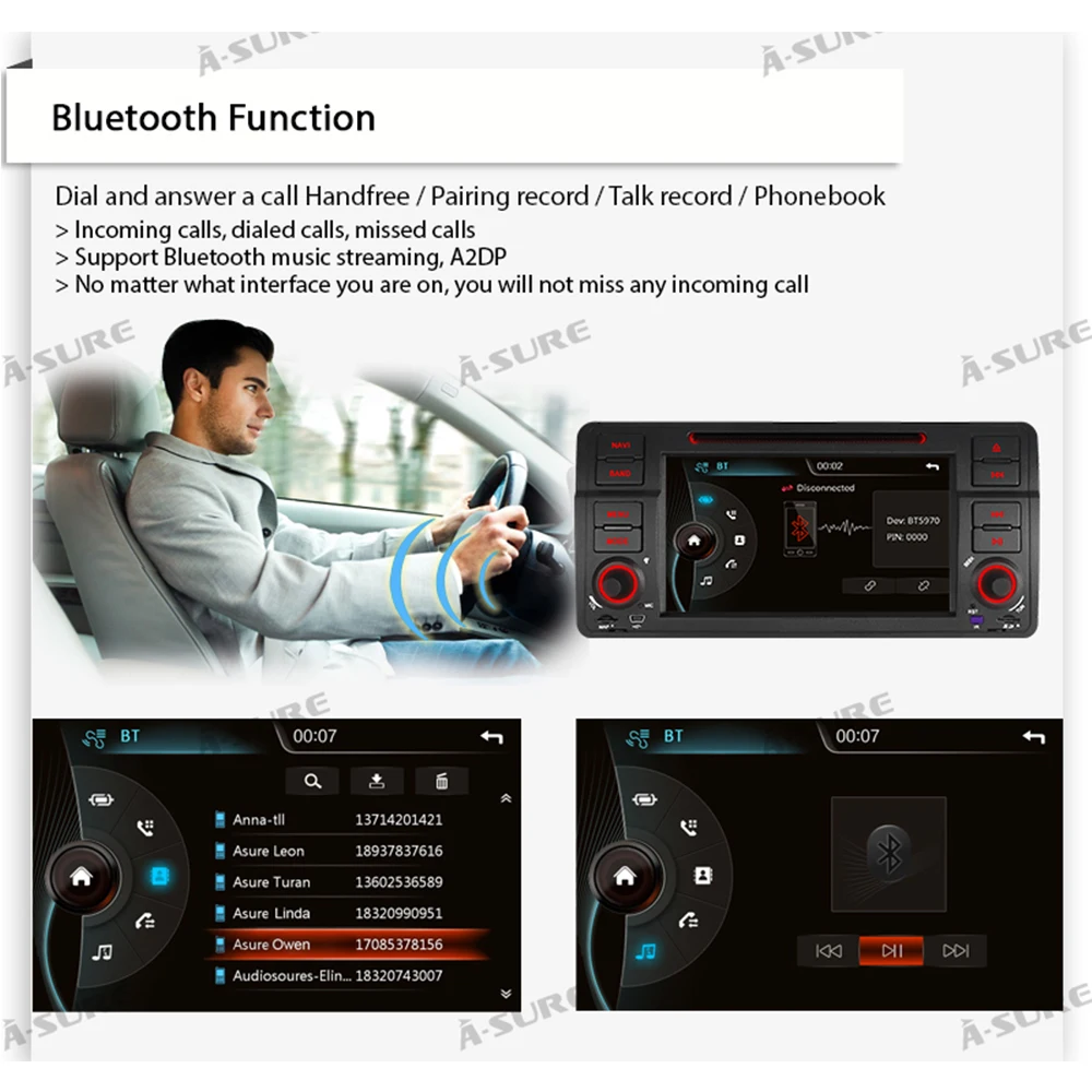 Sale A-Sure 2 Din  7