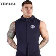 YEMEKEMuscle, без рукавов, толстовка, майки, толстовки, мужские, s Стрингер, бодибилдинг, фитнес, мужские майки, рубашки, тренировочный жилет