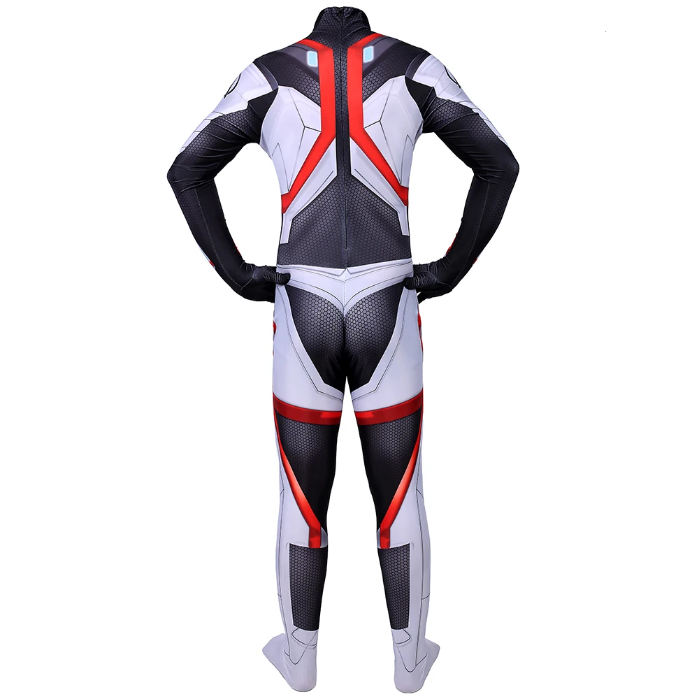 2019 New Avengers Endgame Quantum Realm Cosplay Costume Superhero Captain America Captain Marvel Zentai Bodysuit Suit Jumpsuits