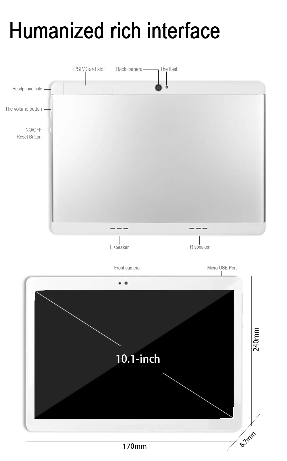 Оригинальный Восьмиядерный планшет 10,1 дюйма Android 7,0 ips с Google Пля Wi-Fi SIM 3g вызова MT8572 Процессор добавить клавиатура кожаный чехол