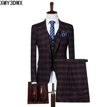 font b Suit b font font b Mens b font 2017 Slim Fit Formal Wear