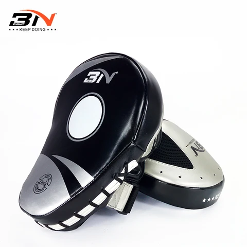 Almofadas de Boxe Hook Thai Kick Escudo Greve Treinamento Foco Mitts Punching Alvo & Jab Mma