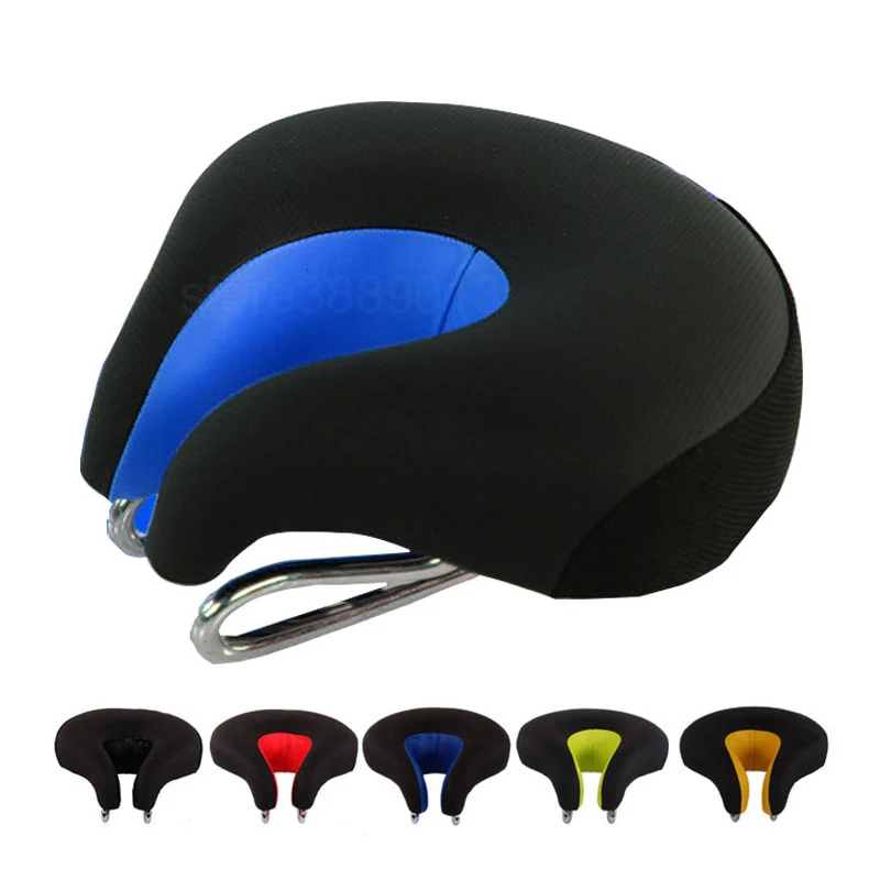 

Mountain Bicycle Saddle Road Bike Seat Racing Soft Comfort Thicken Wide Cushion Cycling MTB Accessories Parts For Men And Women