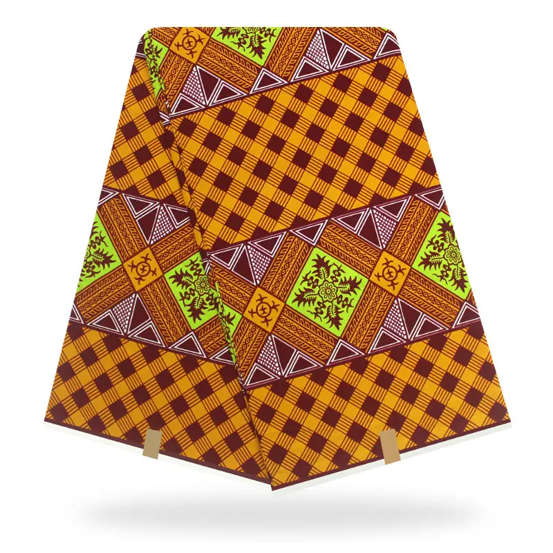 

2019 Latest 100% Cotton African Fabric Wax Hollandais Style Real Dutch Hollandais wax 6 yard/lot ! L52809