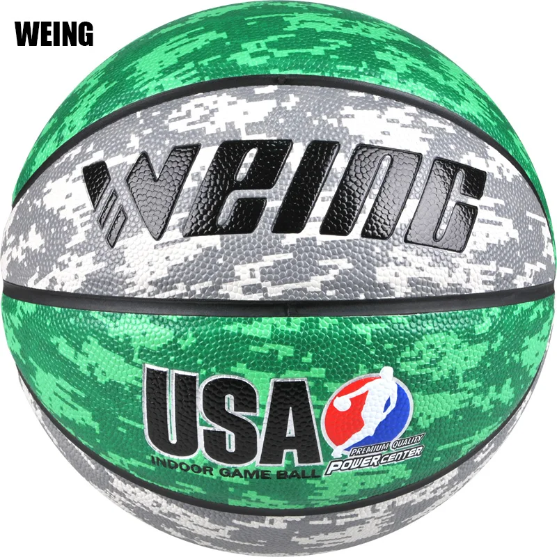 

WEING Pu camouflage indoor and outdoor non-skid sports competition basketball