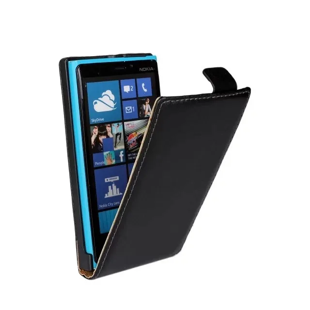 Высококачественный кожаный флип чехол для Nokia Lumia 920 GT + Чехлы телефона с одним