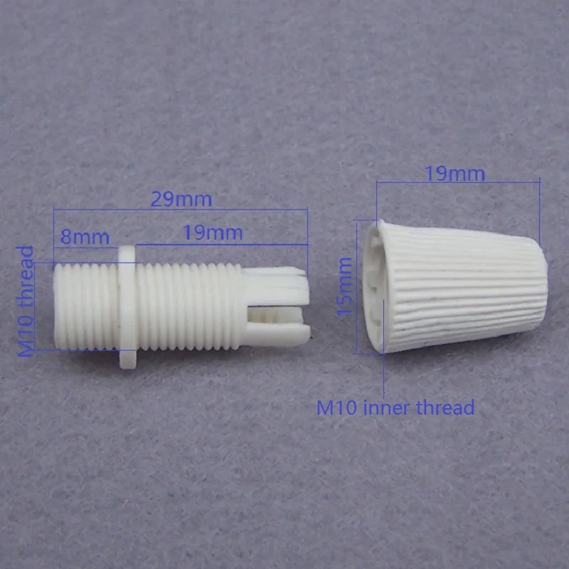 10 шт./лот M10 резьбовой провод/кабельный шкафчик пластиковые кабельные Захваты Кабельные сальники разъемы крепеж diy повесить аксессуары для освещения