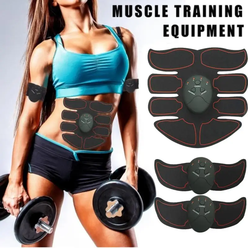 

Fitness Abdominal Muscle Trainer Sport Press Stimulator Equipment Leg Arm Exercise Home Electric Belly Trainer Gear Workout Tool