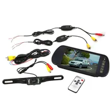 LCD Monitor Car Monitor 7 inch Rearview Mirror + Wireless Rear Vision Camera