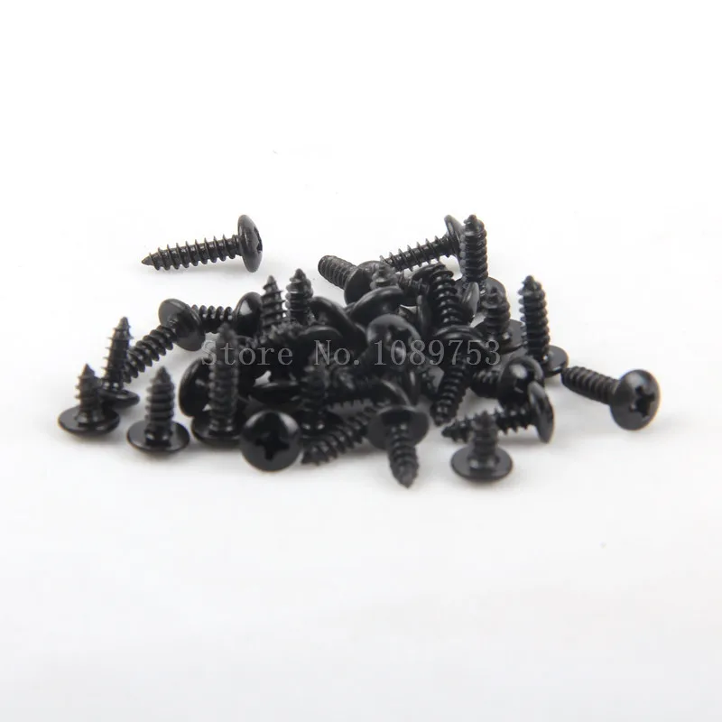 50 шт. M3 M4 деревянный винт для деревянной фермы с черным оксидом и ...