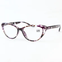Женские очки для чтения, лупа, горячая леопардовая оправа кошачий глаз, модные очки для девушек, женские очки, HD линзы, очки для зрения+ 1,0~+ 4,0 L3