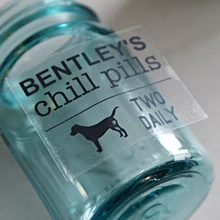 Cmyk печать на заказ водонепроницаемый руллон прозрачный прозрачные этикетки наклейки поставщики- PX8060