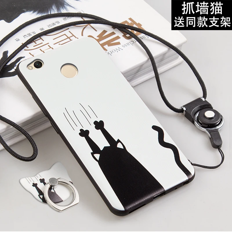

Redmi 4X Case Simple Style Black Edge Cartoon Painted 3D Phone Shell Cover Case For Xiaomi Redmi 4X 5.0" #0719