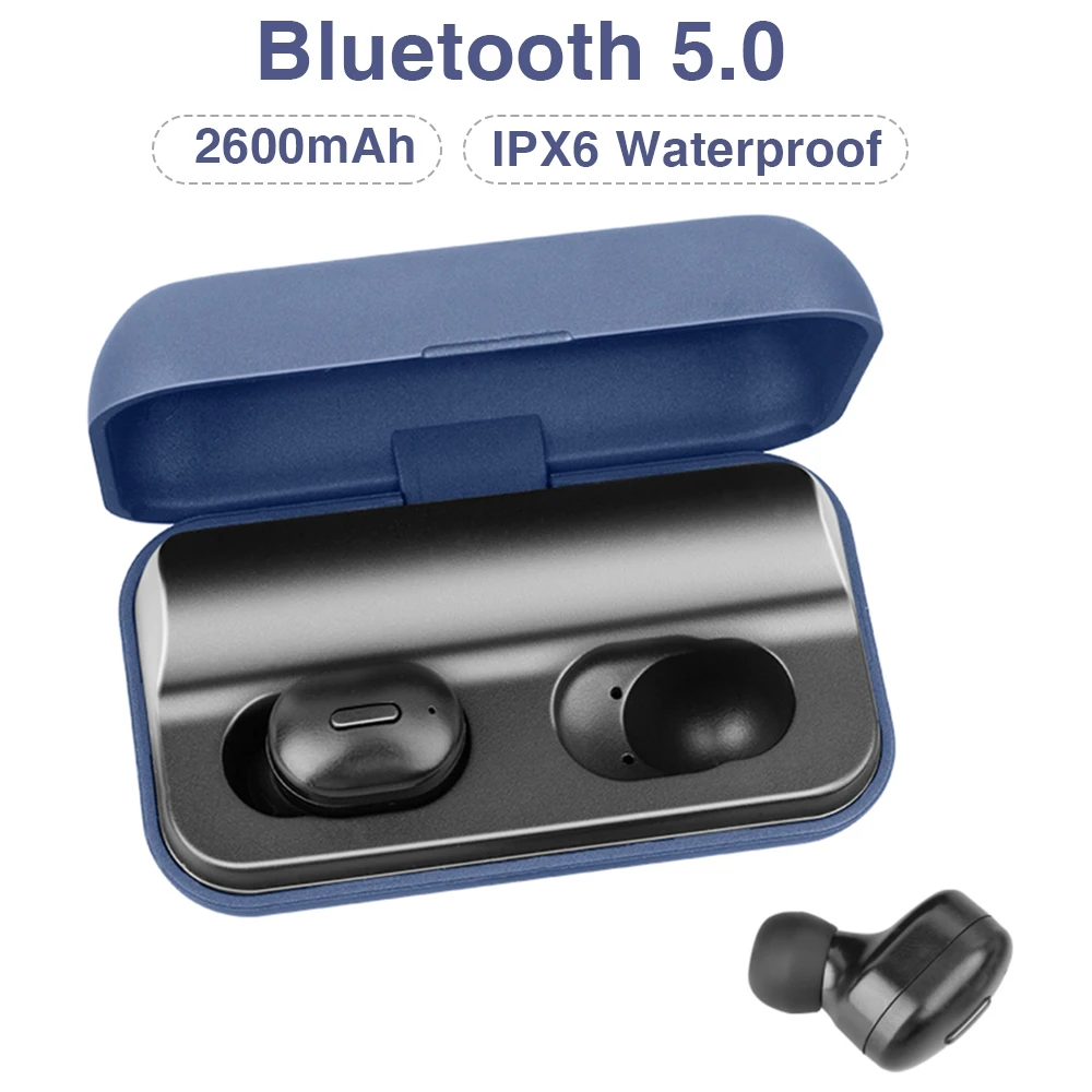 

Bluetooth Earphone TWS T1 Pro Headset Wireless Earbuds 3D Stereo Handsfree With Mic Earphones Waterproof Charging Box VS i10 TWS