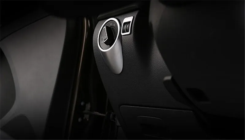 Car accessories headlight switch cover decoration sequins For Volkswagen Tiguan 2010 2011 2012 2013 2014 2015 abs chrome 2pcs (4)