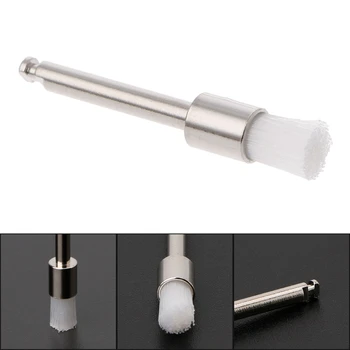 

1PC Dental Polishing Polisher Prophy Cup Brush Brushes Nylon Latch Flat Supply Polisher Drills