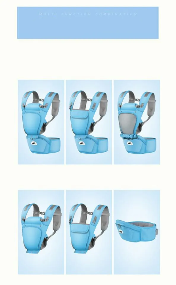 Детские CarrierNew Hipseat для новорожденных и Предотвращение О-Тип ноги 6 в 1 Carry Стиль загрузки медведь 20 кг эргономичный кенгуру малыш Слинг