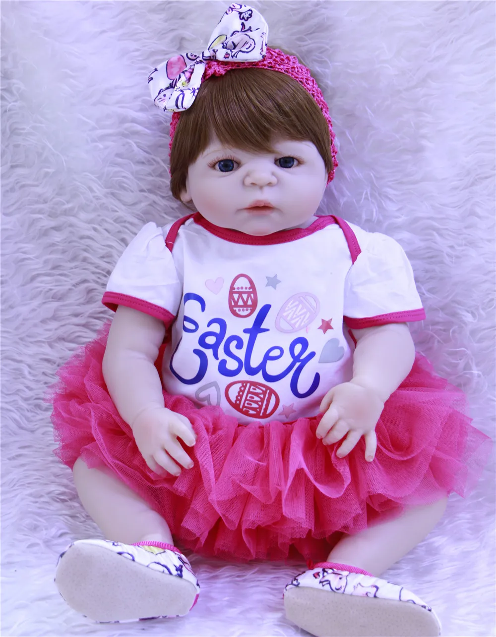 

DollMai bebes reborn girl dolls whole silicone body reborn baby dolls toys for girls kids gift bonecas juguetes brinquedo menina