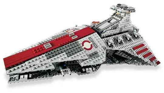 Venator-Class Republic Attack Cruiser Model Building Kit Block Bricks 1200Pcs Compatible Legoings Star Wars