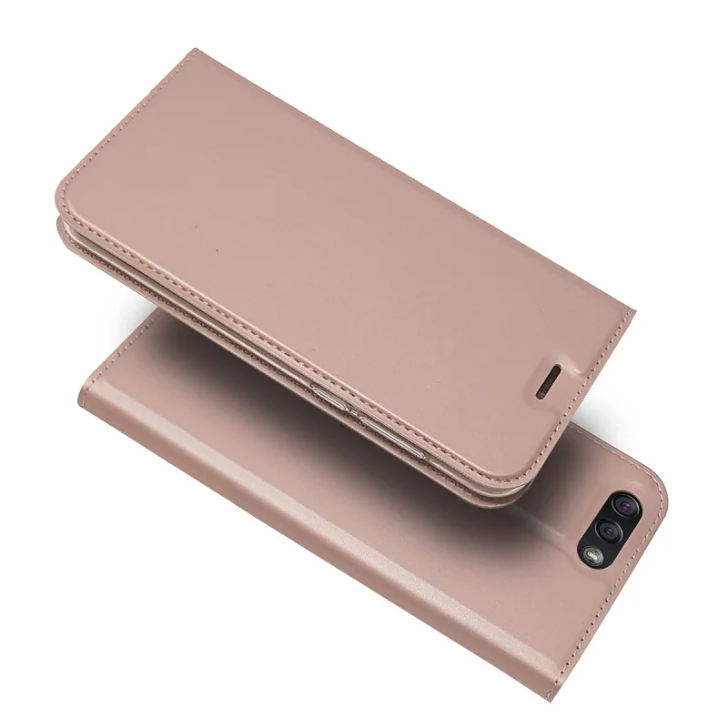 Кожаный чехол-книжка для Asus zenfone 4 ZE554KL, чехол для Asus zenfone 4 Selfie Pro ZD552KL ZD553KL, чехол-накладка - Цвет: rose Golden