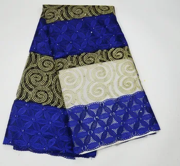 

Embroidery mesh tulLe lace fabric wholesale african lace with beads and stones cheap price african net lace 5yards/lot P44202