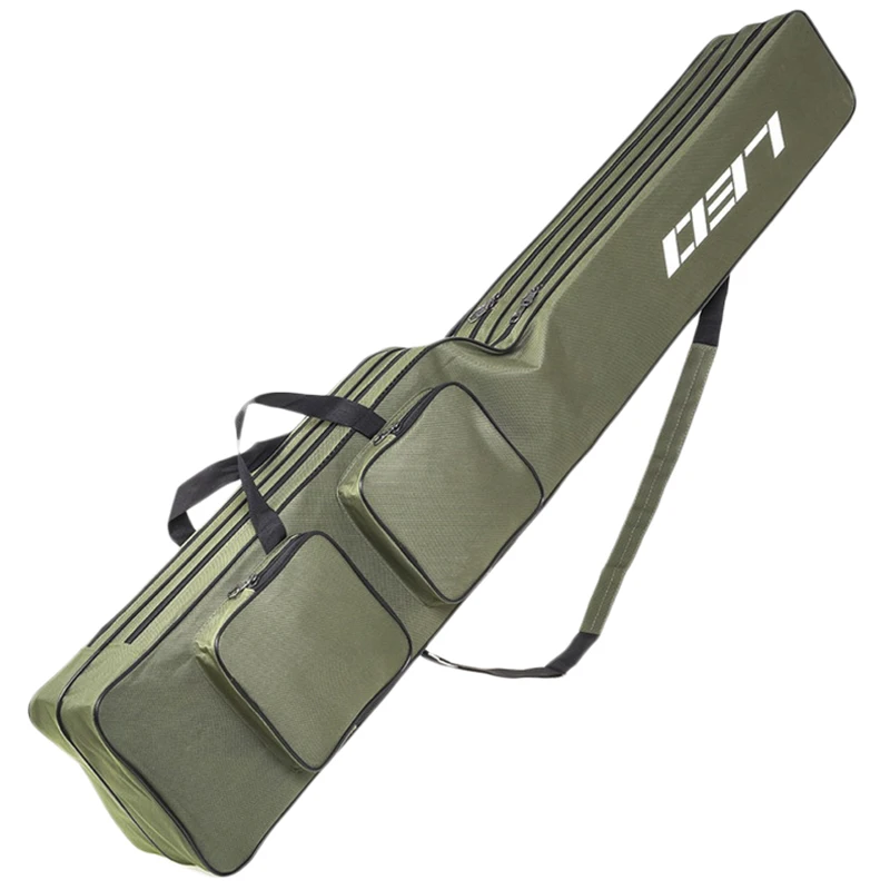 

Leo Fishing Bags 130Cm Foldable Multi-Purpose Fishing Bags Fishing Rod Bags Zipped Case Fishing Tackle Bags Pouch Holder