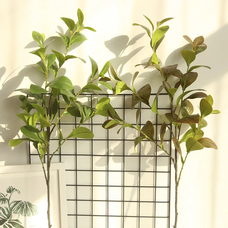 Bean leaf 5 branch Wedding Arch Flower for Wedding Backdrop Artificial plant Hanging Garland Home adornment Pastoral decor 1pc Bean leaf 5 branch Wedding Arch Flower for Wedding Backdrop Artificial plant Hanging Garland Home adornment Pastoral decor 1pc