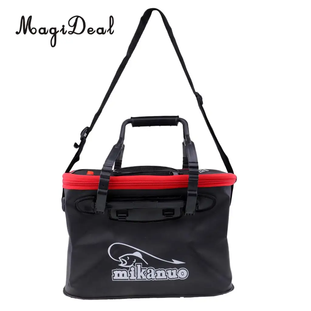 EVA Fishing Water Bucket Pail Outdoor Foldable Folding Collapsible 30/35cm for Kayaking Boating Camping Hiking Travell Access