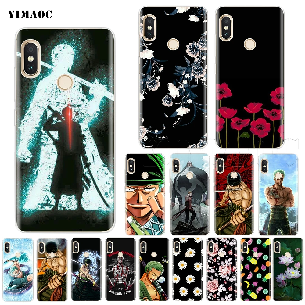 

YIMAOC One Piece Roronoa Zoro Case for Xiaomi Redmi Mi Note MAX 3 6a 7 8 9se mix 2s a1 a2 Lite mi6 mi8 se for pocophone f1