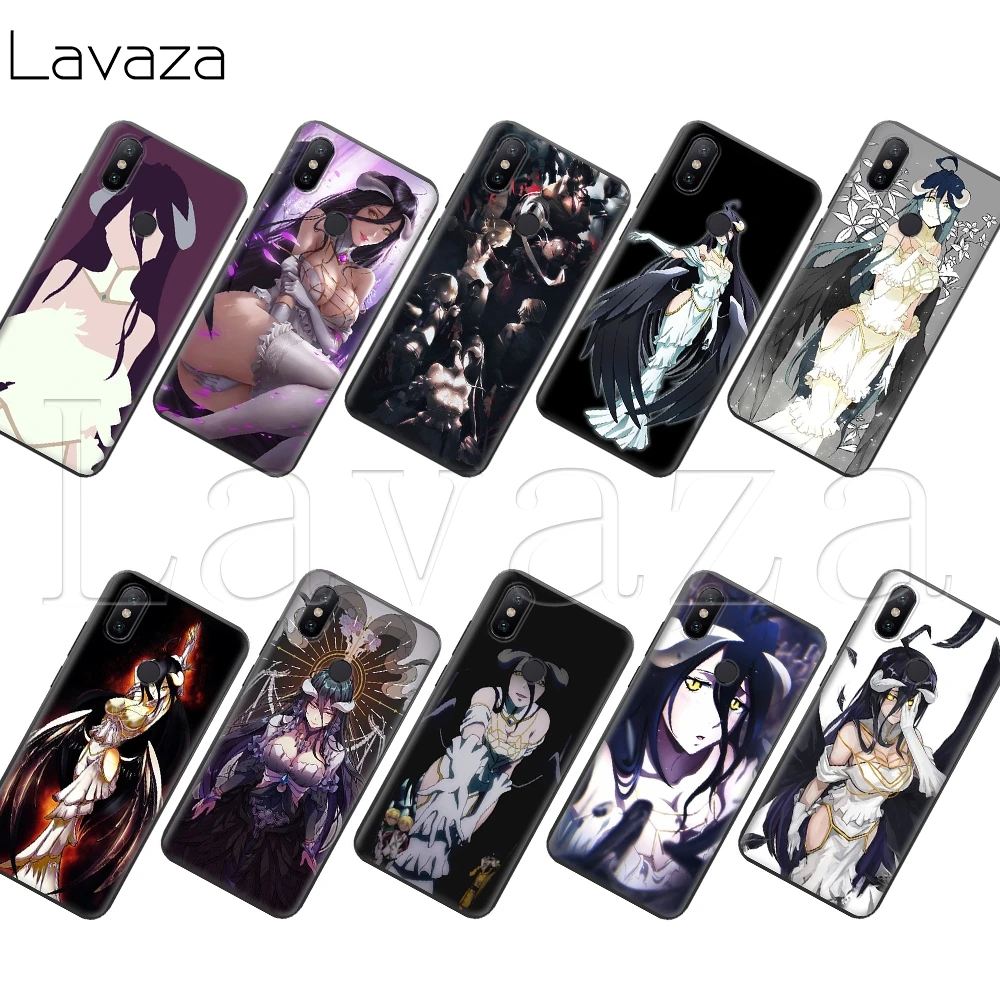 Мягкий чехол Lavaza Albedo overlord для Xiaomi MI Redmi Poco X2 K30 Note 8T 10 6 8 9 9se A1 A2 A3 MAX 3 Lite Pro Plus f1 |