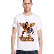 New arrival Wonder Woman Super hero Print summer Fashion Cool Design Style T-shirt Creative Printed Top Unisex Tee L1-F13