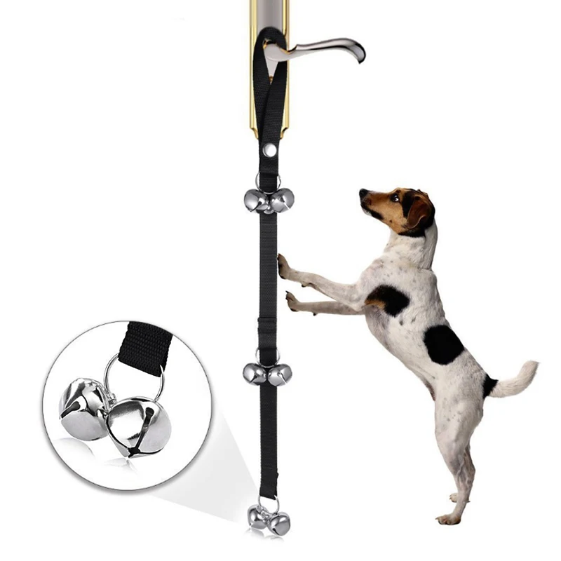 Собака горшок тренировочный колокол дверного звонка регулируемая для Housebreaking Housetraining двери