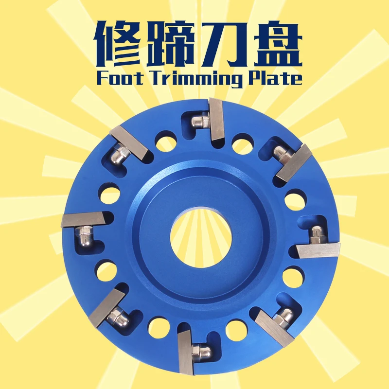 

with 8pcs Cutter Head Animal Hoof Trimmer Hooves Disk for Cow/Horse/Cattle/Goat