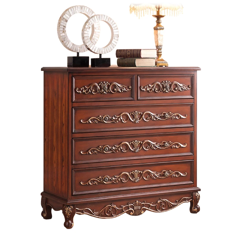 European bucket cabinet, European style cabinet, Mediterranean decorative cabinet, bedroom cabinet, simple