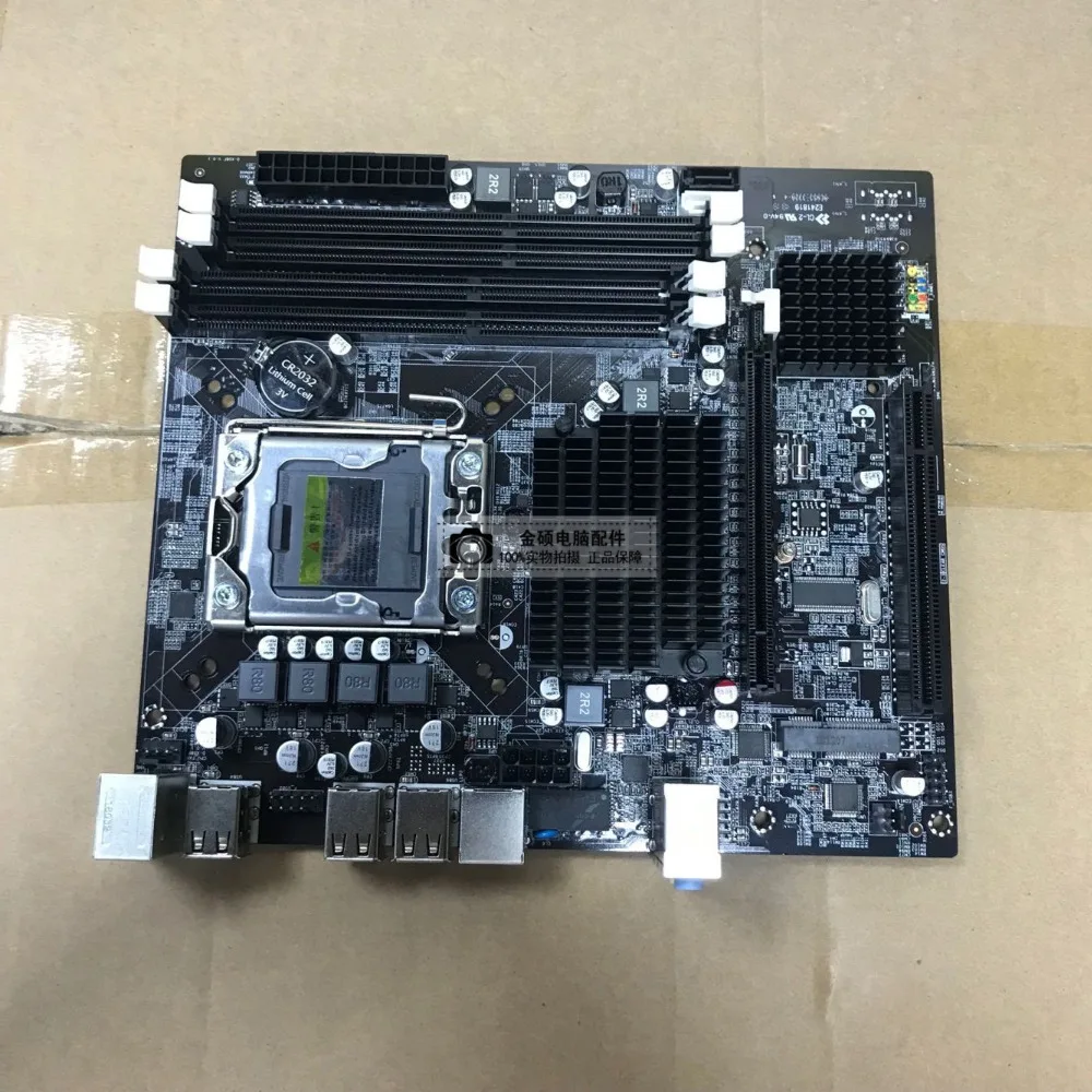 X58 настольная материнская плата LGA1366 DDR3 ECC 32g 4x8g L / E5520 5550 5570 650 I7 920 930 950 SATA2.0