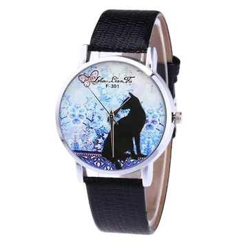 

Small Fresh Casual Usual Leather Stainless Steel Quartz Watch Quartz Watch10.27