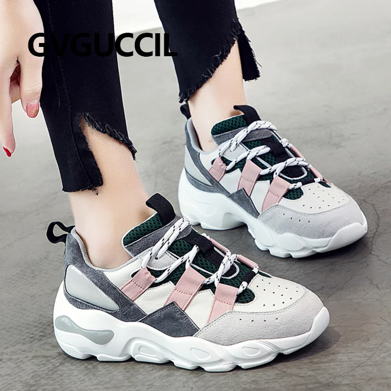 

Sport Shoes For Women Outdoor jogging Increase Womens Shoes Casual Shoes Super Light crossover strap Mixed Colors