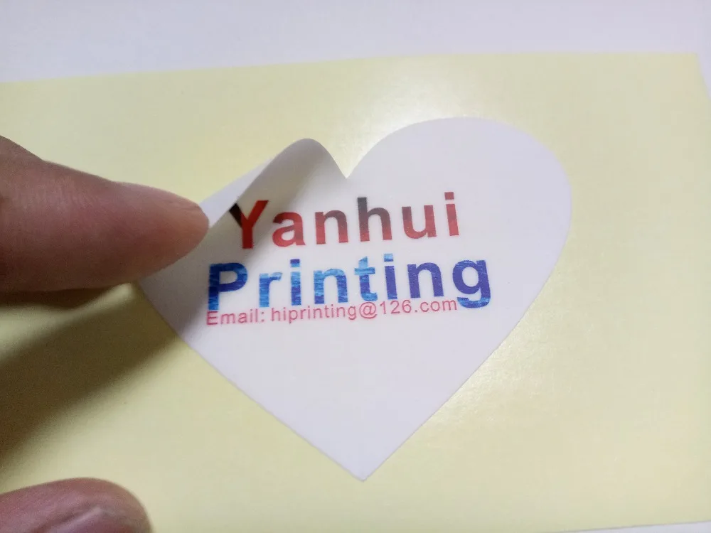 glossy paper sticker printing