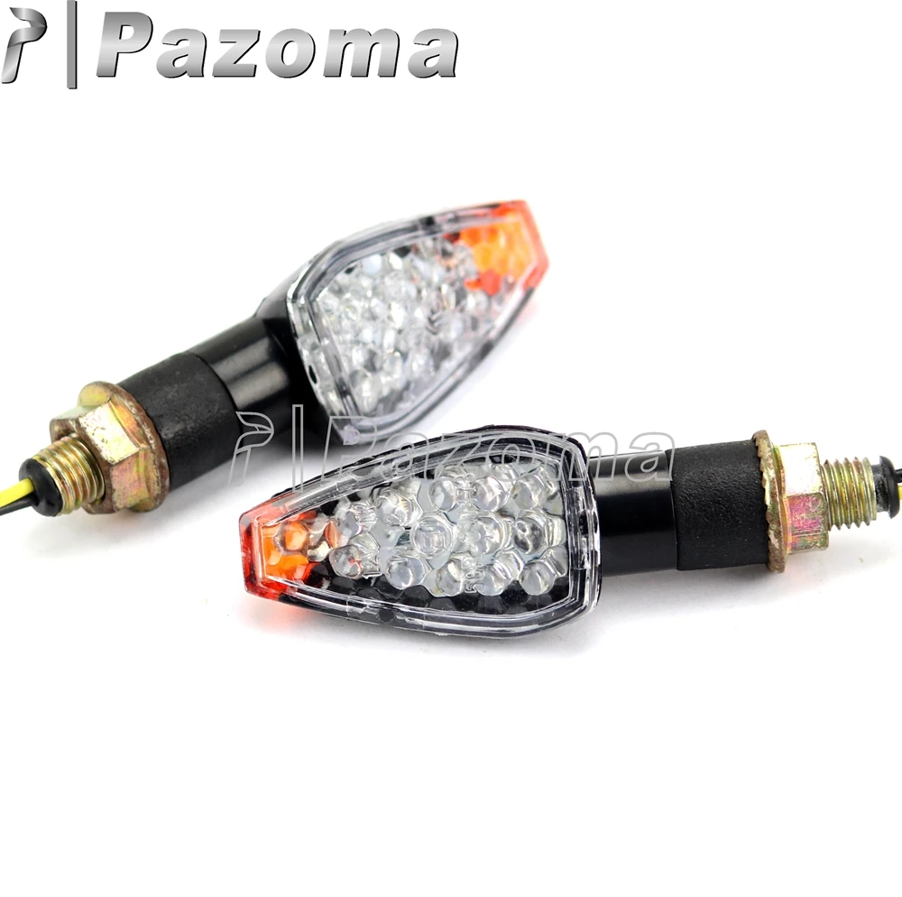 Buy PAZOMA Brand New Clear Lens Motorcycle LED Turn