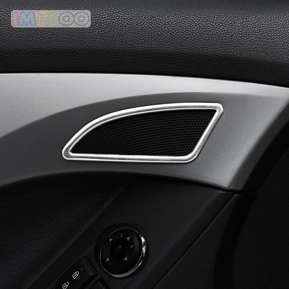 Авто-Стайлинг Аксессуары для HYUNDAI ELANTRA I35 AVANTE 2011- нержавеющая сталь двери стерео динамик крышка ободок молдинги