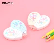 2 шт./пара креативная лента для коррекции любви от сердца к сердцу материал Эсколар кавайные канцелярские школьные принадлежности