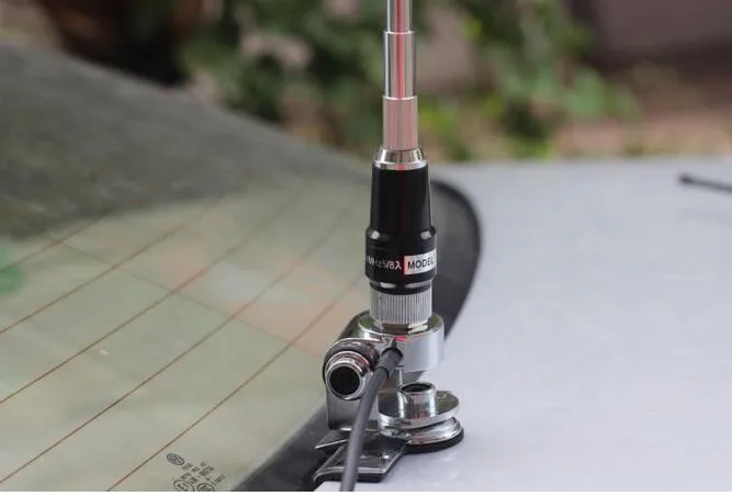 Dual band mobile radio brackets whip antenna 145/435M car two way radio antenna UV amateur radio aerial Fiberglass Antenna Kit