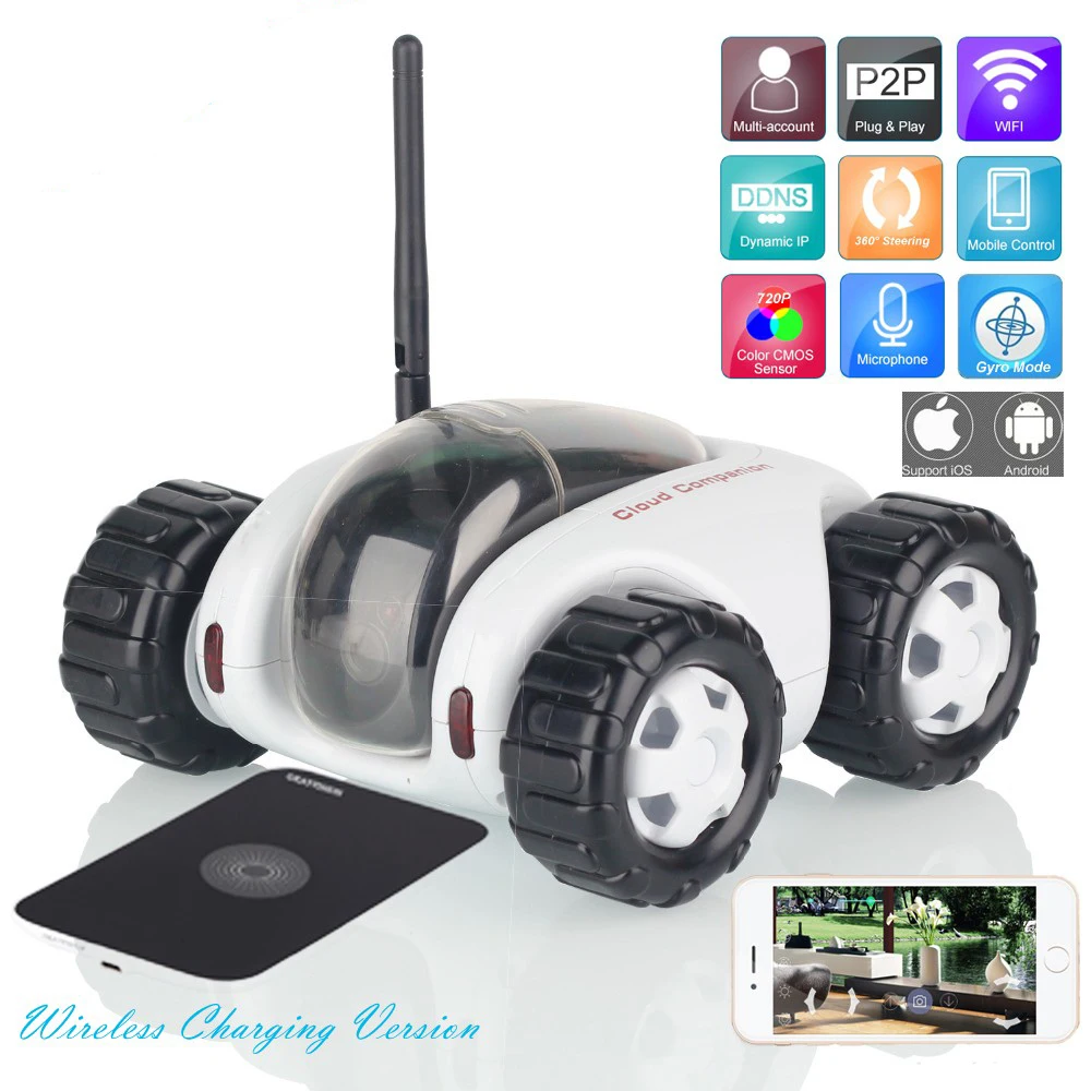 

NEW wifi SUGV with 720P IP Camera, WIFI RC car, iPhone OS and Android night vision camera video toy car tanks CLOUD ROVER