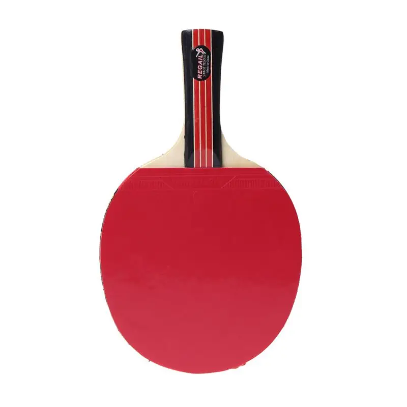 Ракетка с деревянной ручкой. Лопатка для тенниса. Long Handle ракетка. Red and Black Side of Racket. Ручка ракетки для настольного тенниса