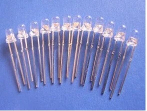 

50 PCS 3MM 2 Pin Round Blue LED Superbright LED Light Emitting Diode Lamp