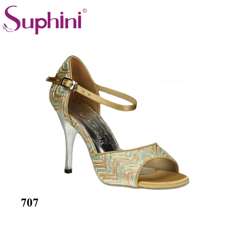 Suphini/Обувь для вечеринок; Гарантия качества; Танцевальная обувь на высоком каблуке для танго; женская танцевальная обувь;