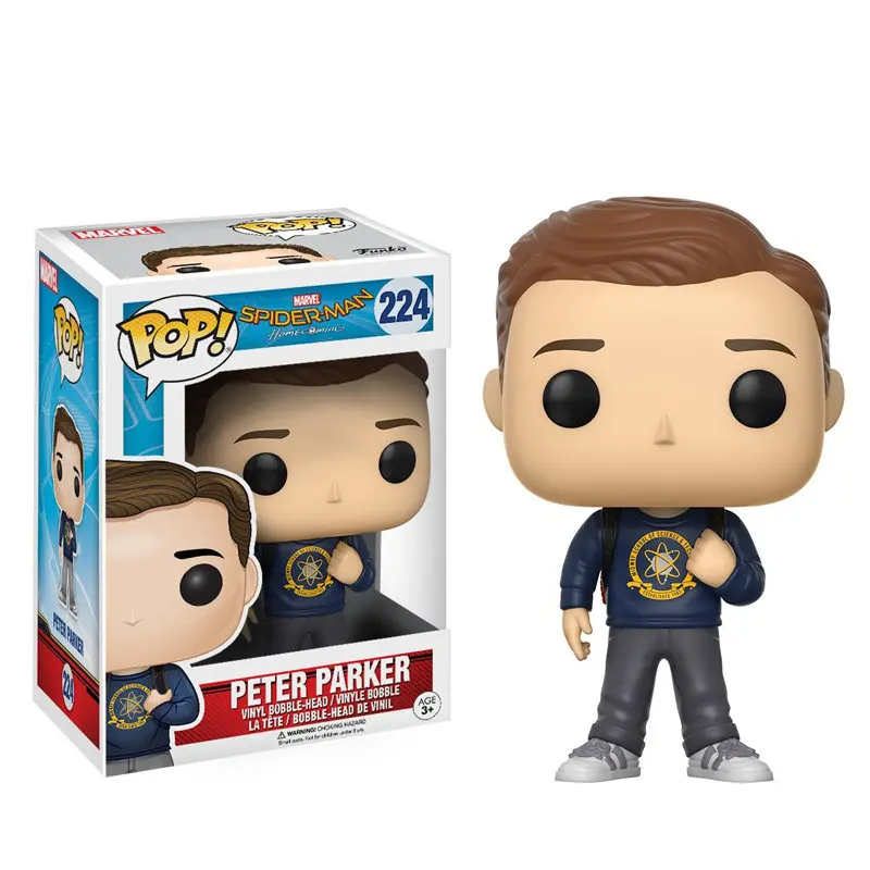 Funko POP Marvel Человек паук анти Веном Питер Паркер Тони Старк игрушки Фигурки для